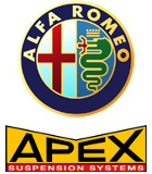 Alfa Romeo Verlagingsveren van APEX ook leverbaar bij IMPROMAXX